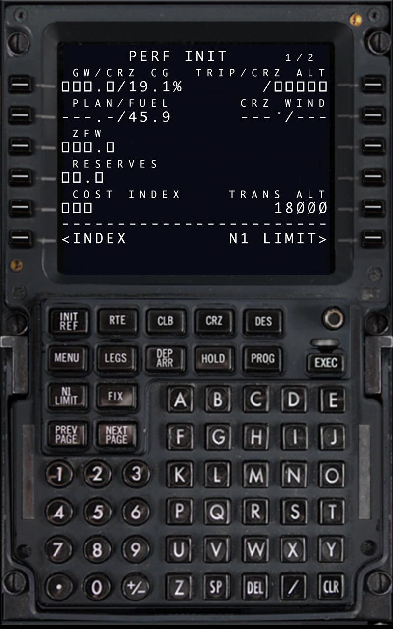 PMDG CDU DEVICE