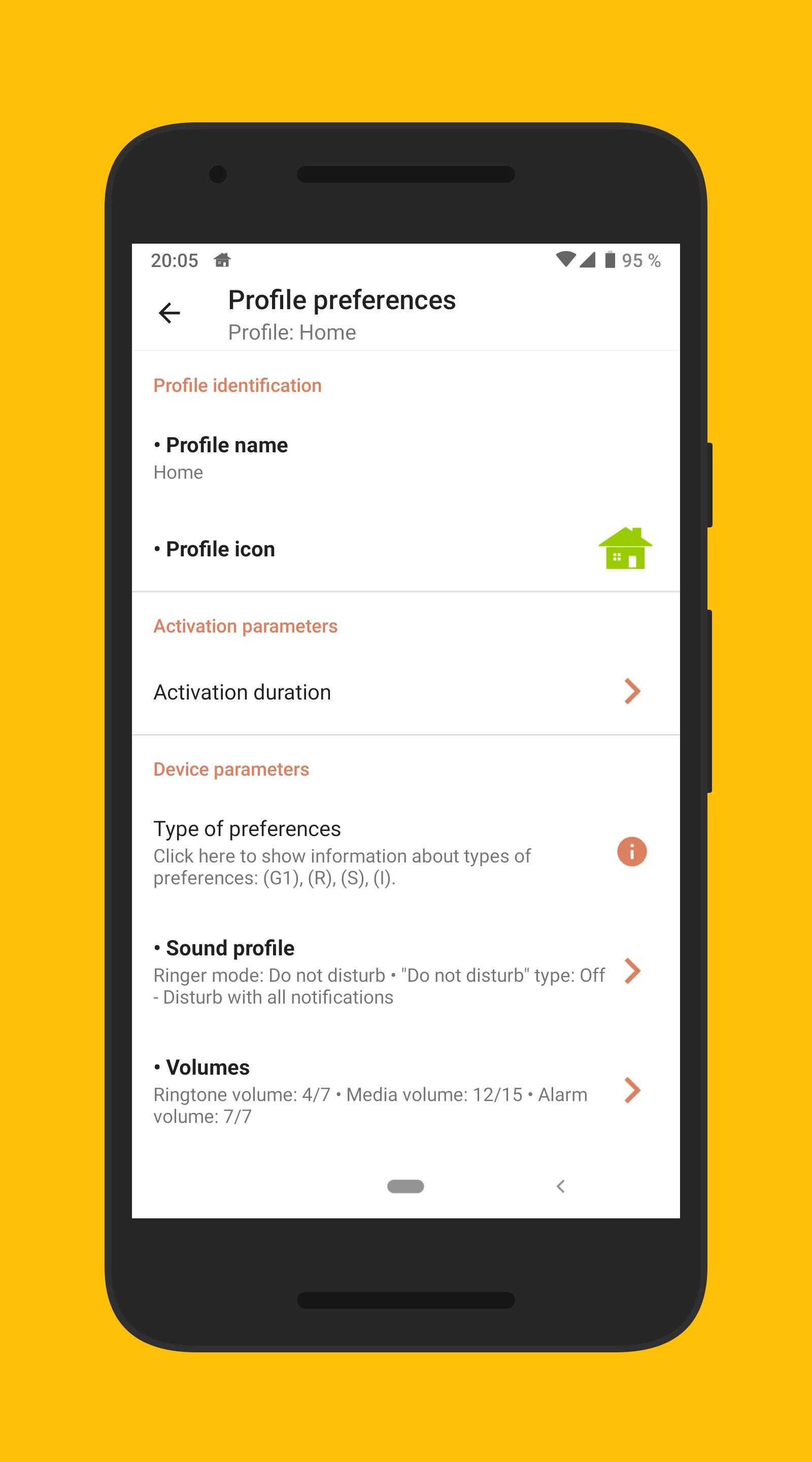 Phone Profiles