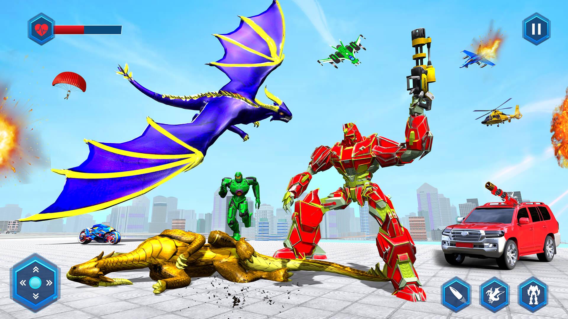 Flying Dragon Transform Robot