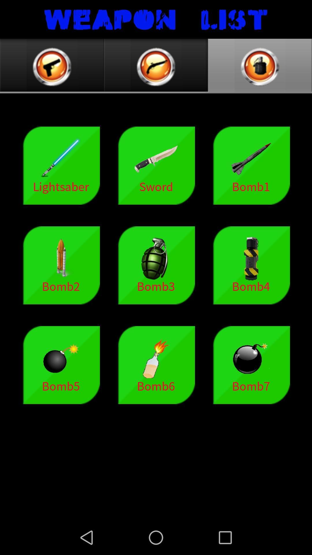 Weapons Simulator