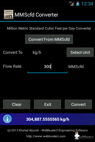MMScfd Converter Lite