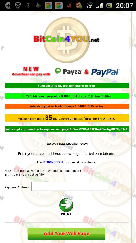 Free Bitcoin (Earn BTC/XBT)