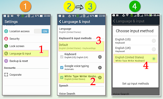 White Type Writer Keyboard