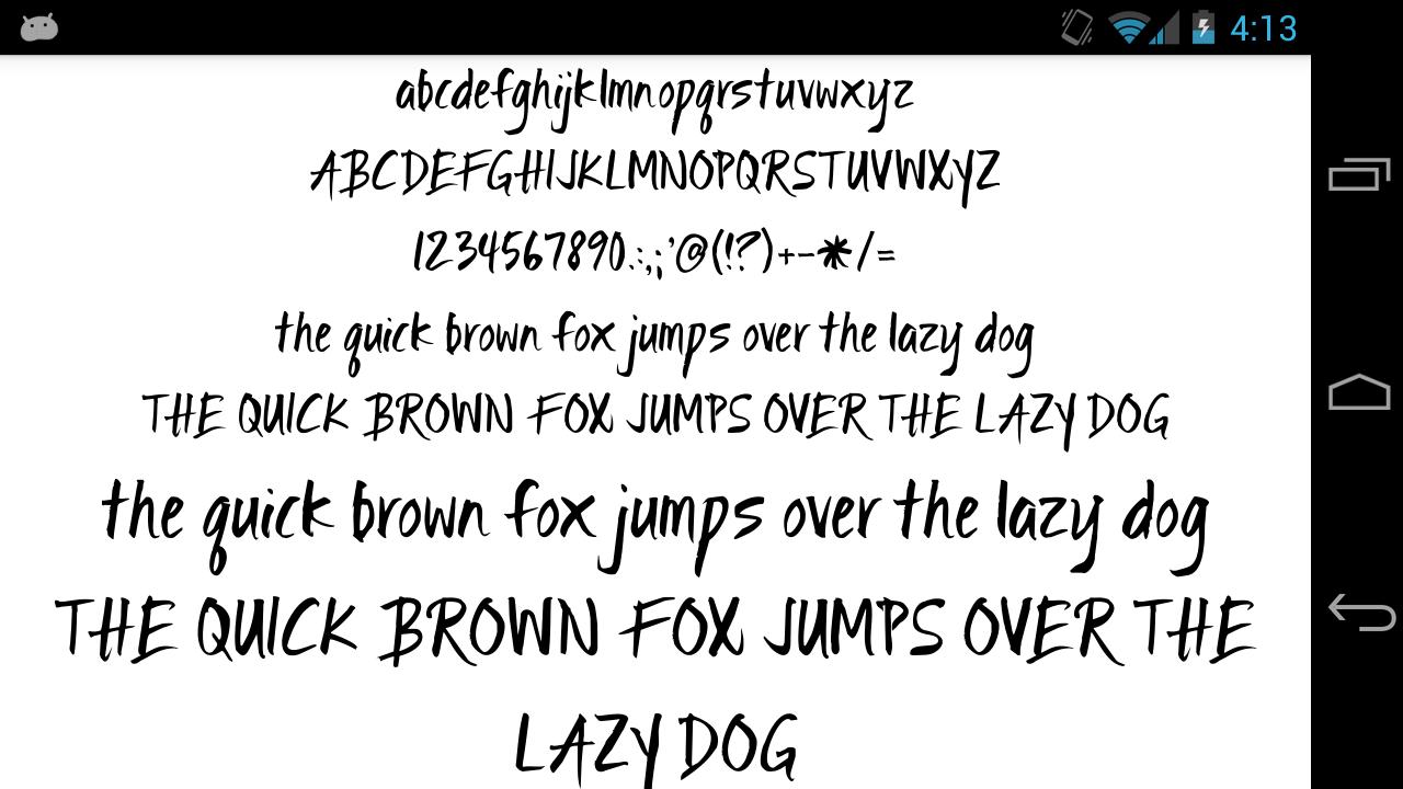 Brush Fonts Message Maker