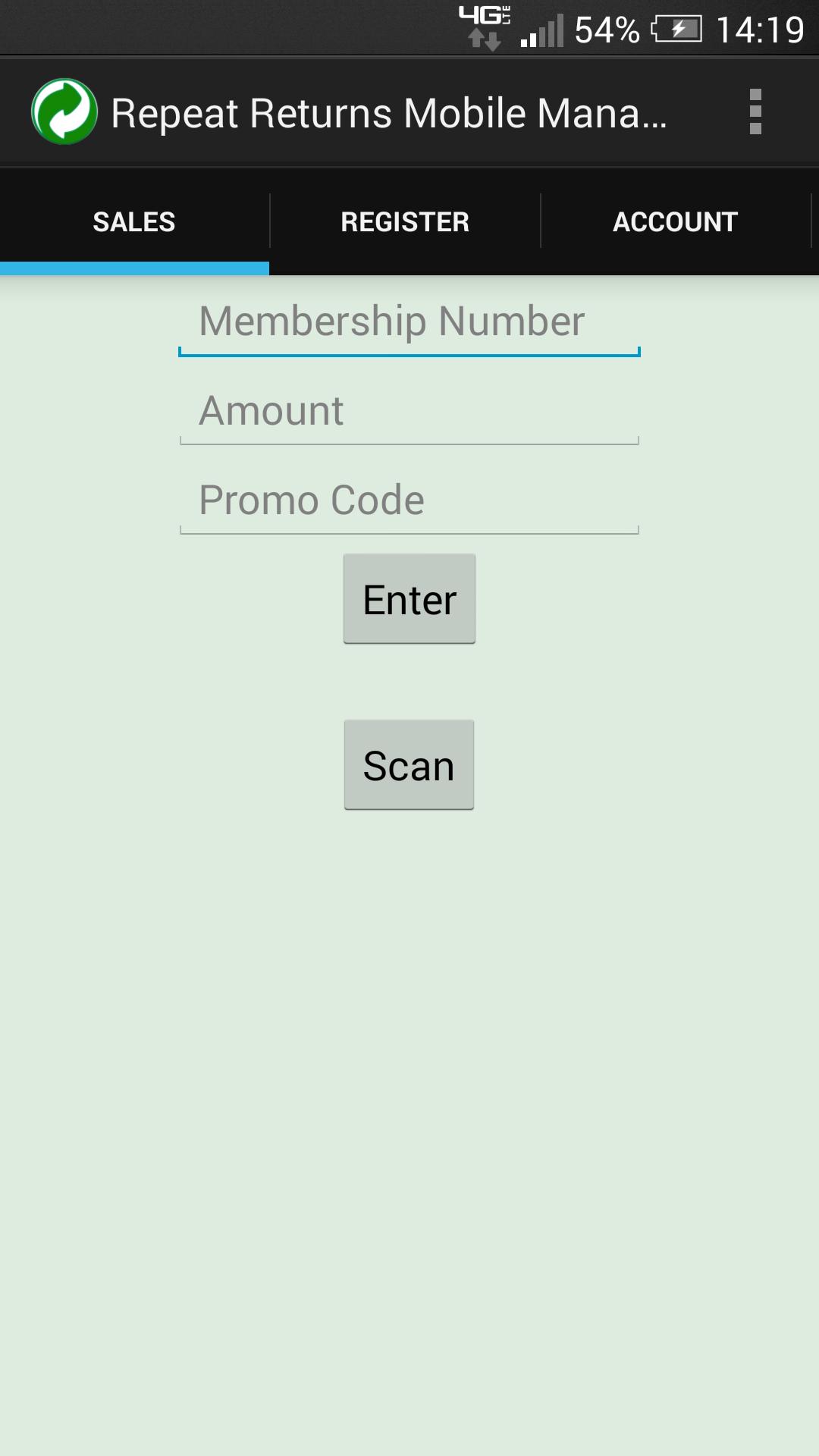 Repeat Returns Mobile Manager