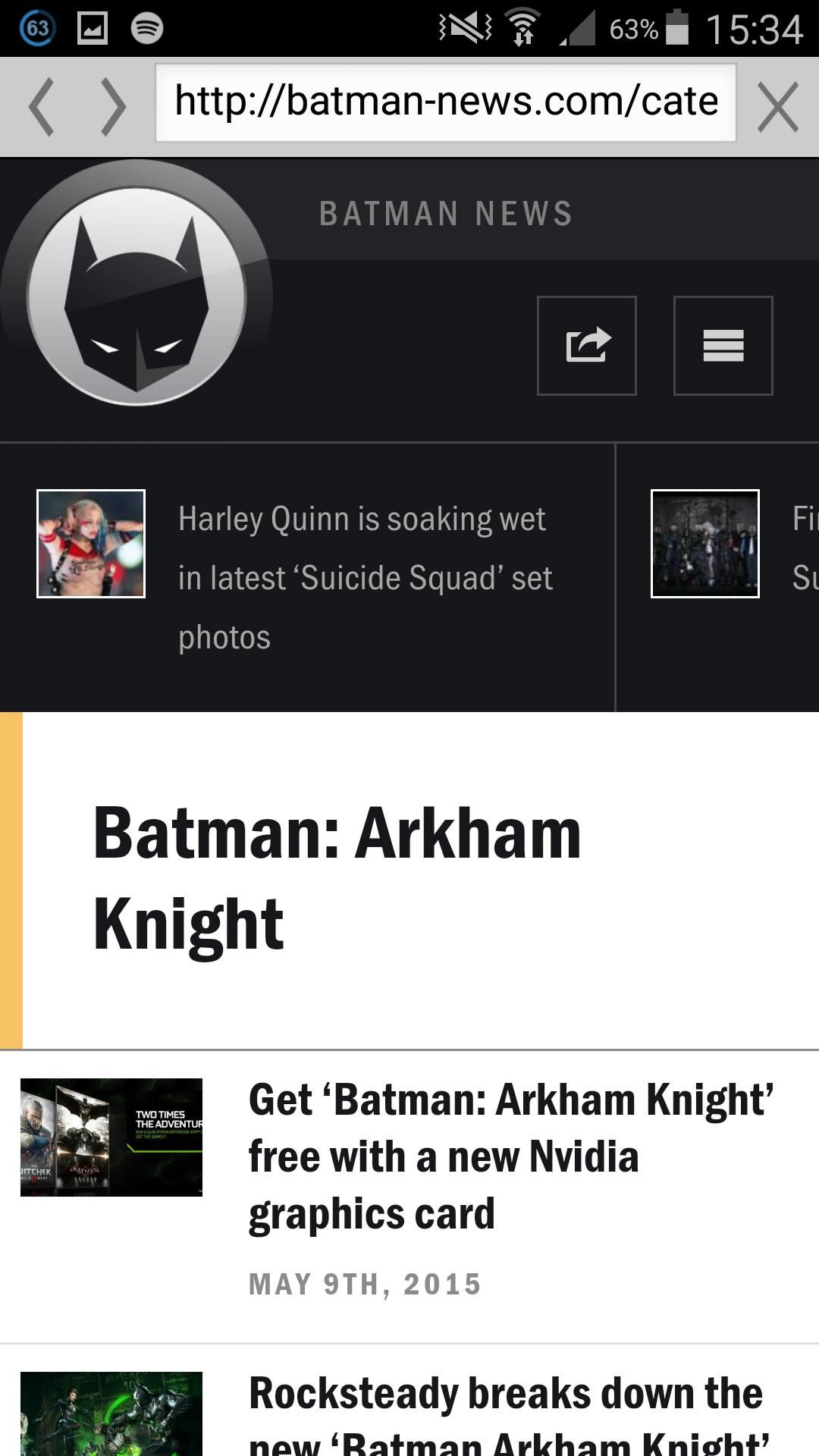 Arkham Citys Knight News