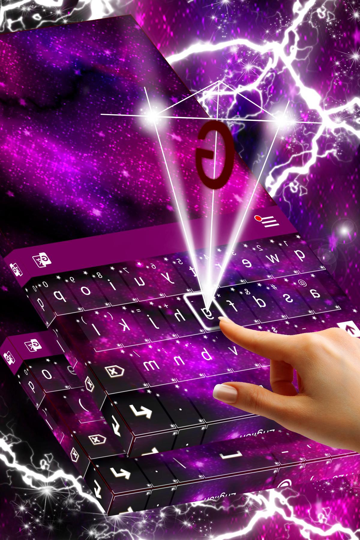 Pink Galaxy Keyboard