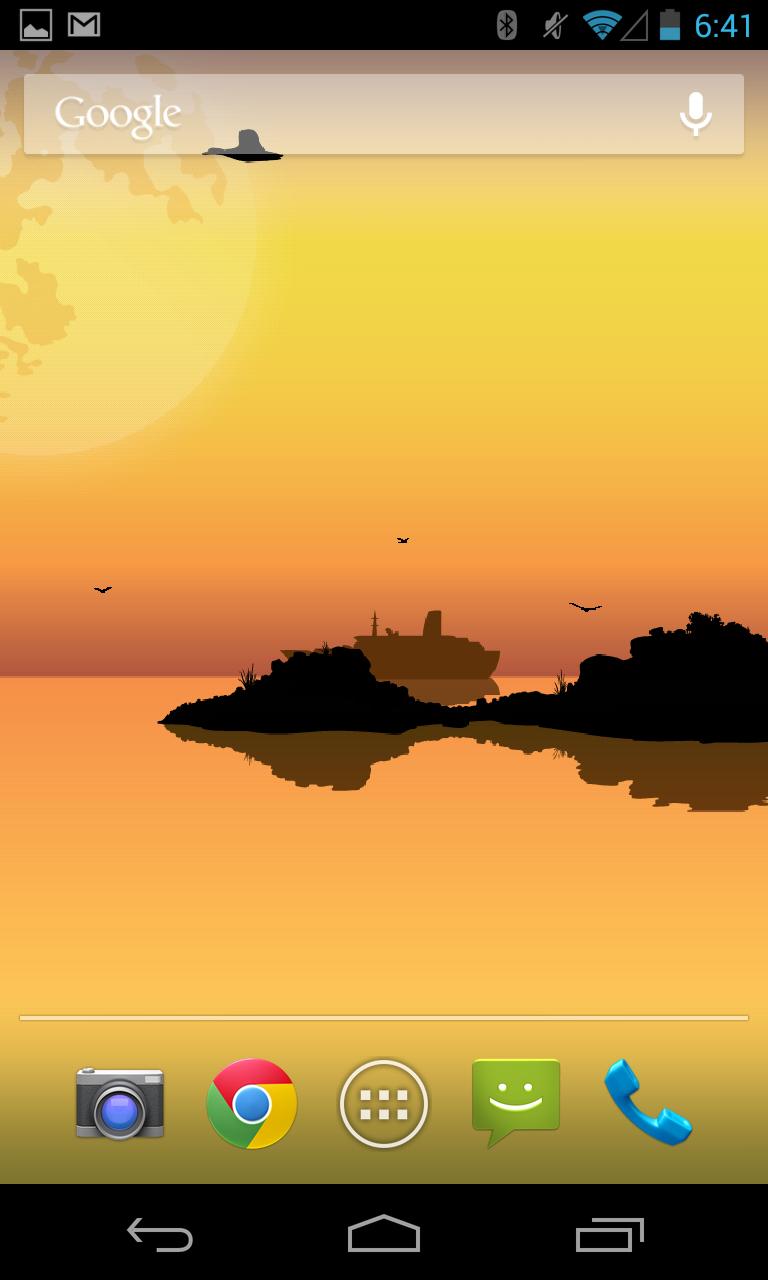 Sunset Horizon Live Wallpaper