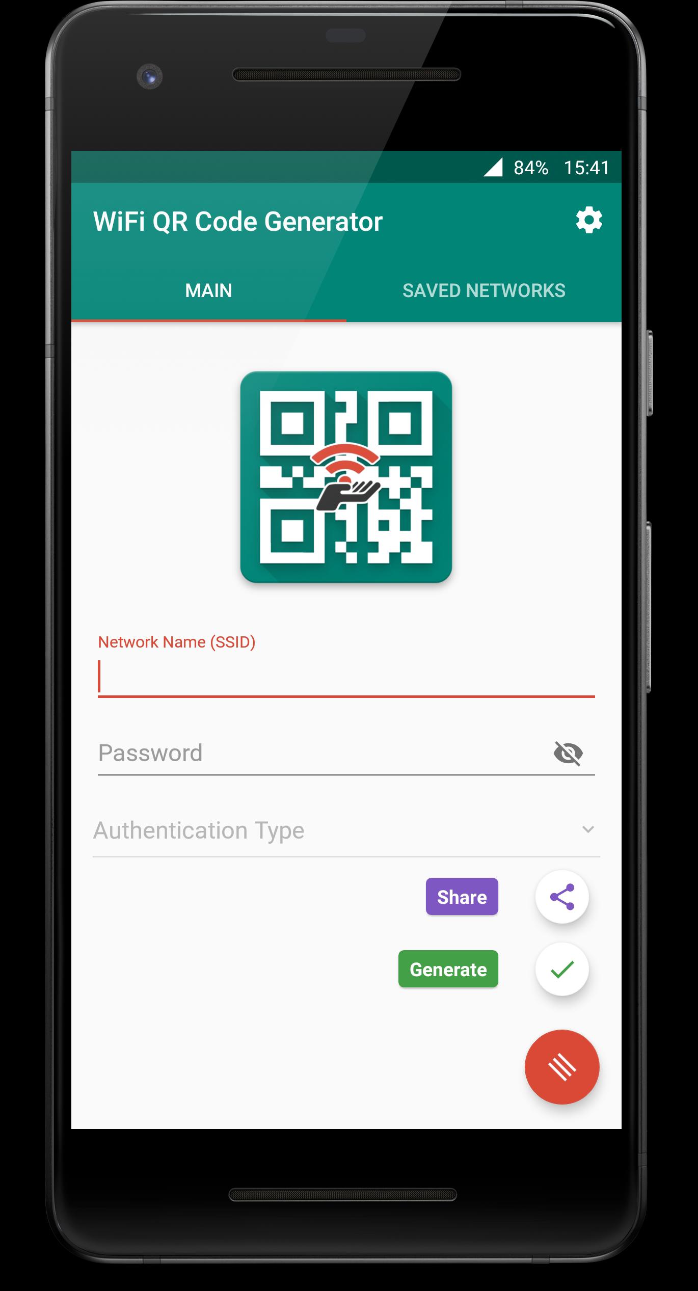 Wifi QR Code Generator & List Passwords (root)