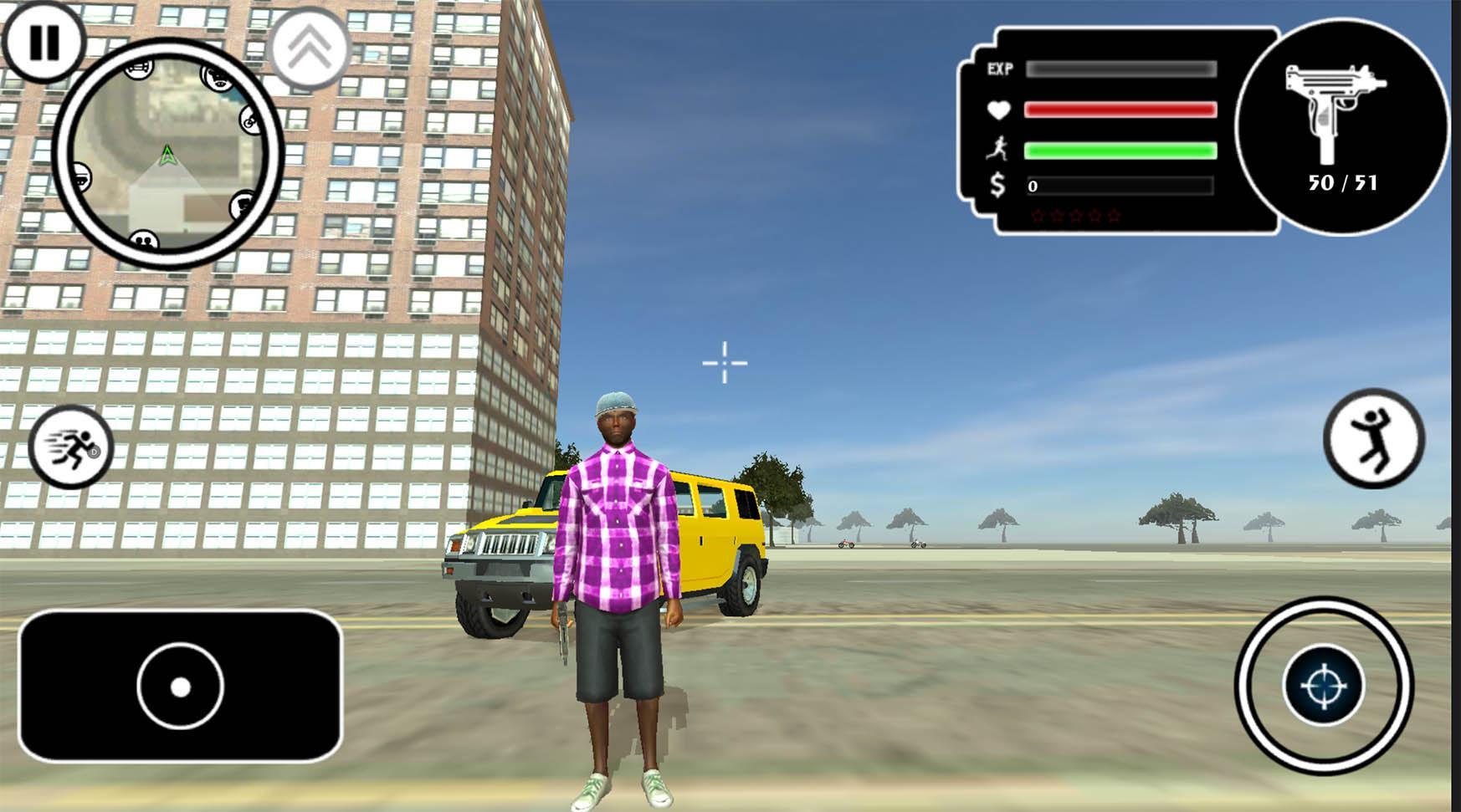 Grand Wars Crime City Gangster : Theft car driver