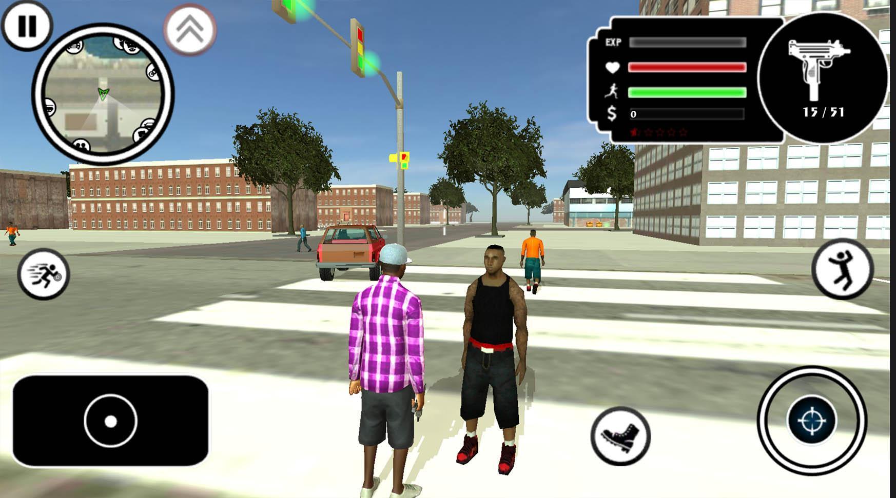 Grand Wars Crime City Gangster : Theft car driver