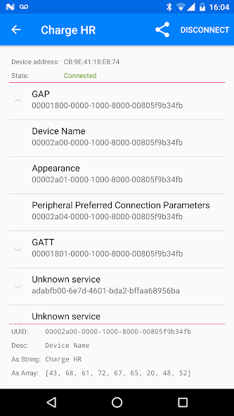 Bluetooth LE Scanner