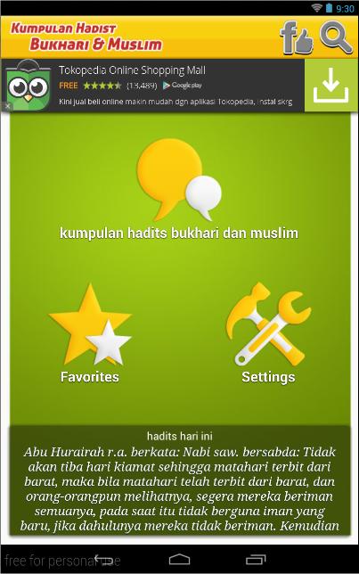 Kumpulan Hadits Bukhari Muslim