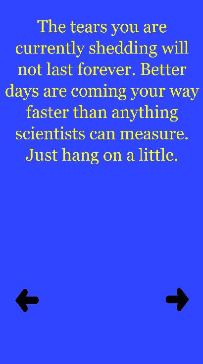 Phrases to feel better