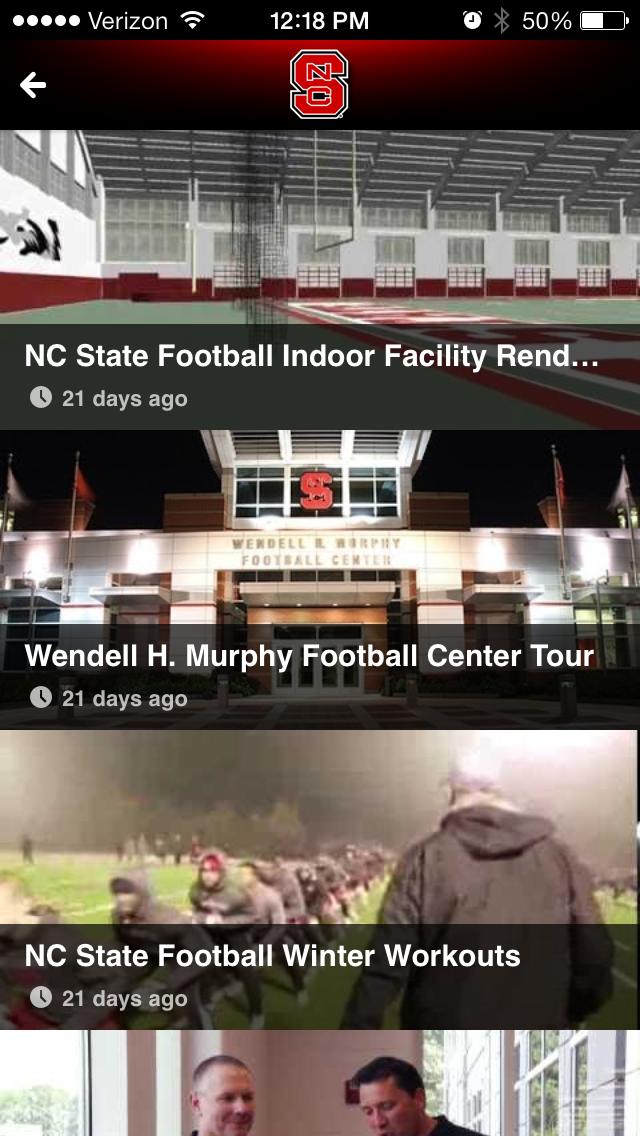 NC State Football Kricket App