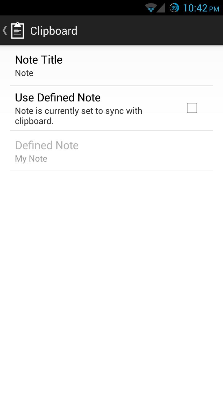 Clipboard on DashClock