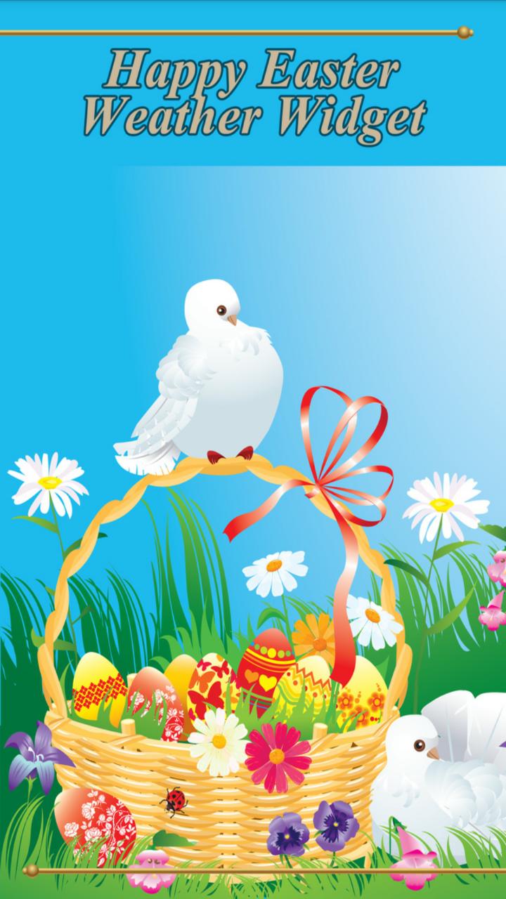 Happy Easter Weather Widget