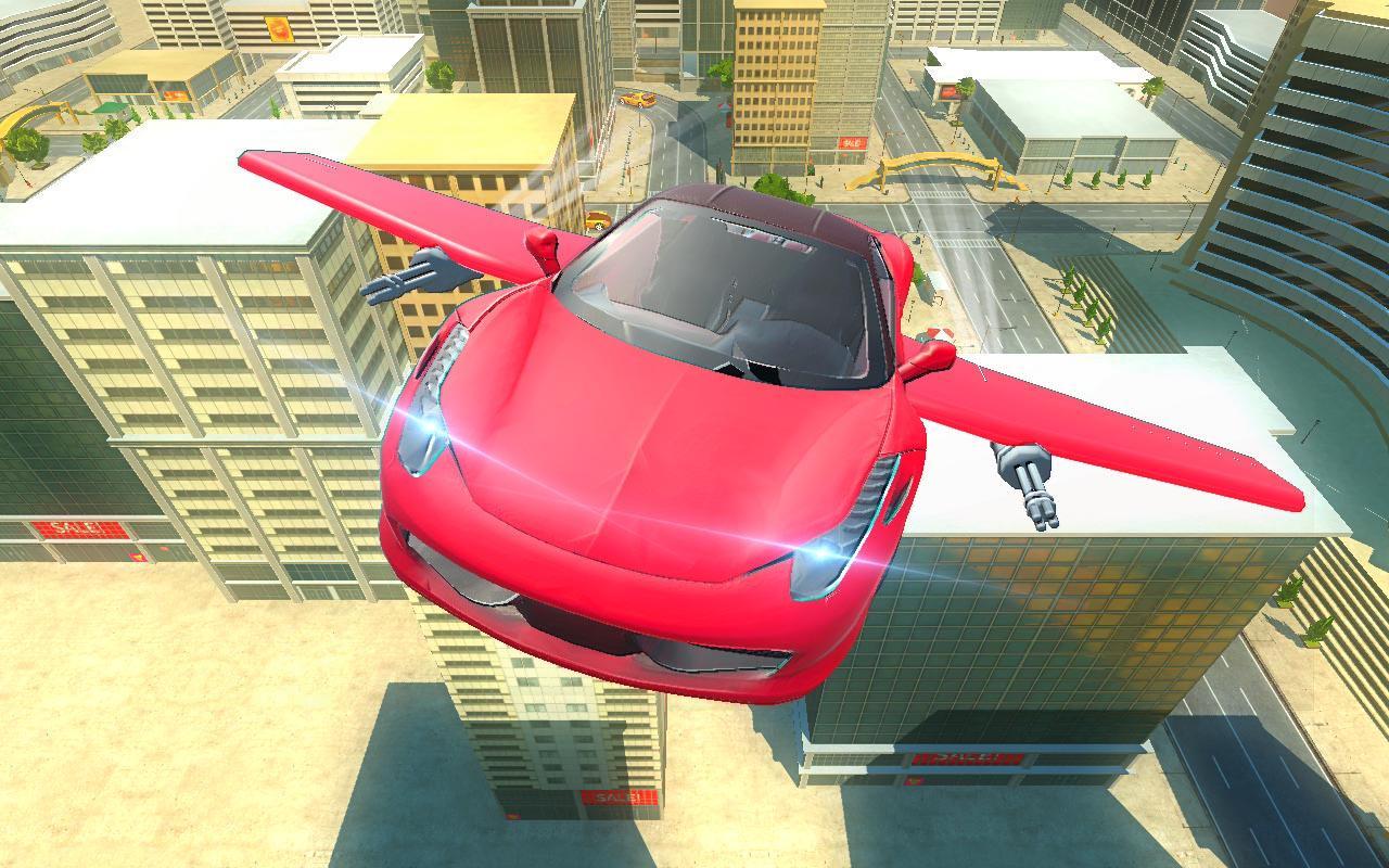 Futuristic Flying Car Taxi Simulator Driving
