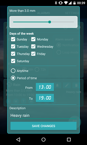 Custom Weather Alerts