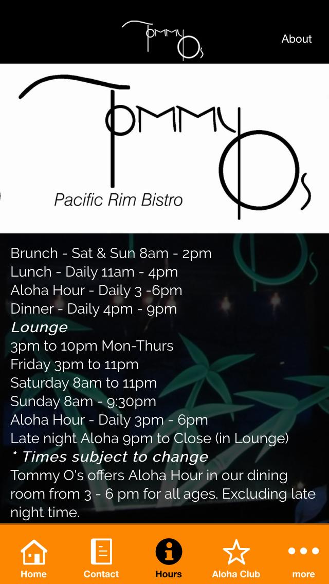 Tommy O's Downtown Bistro