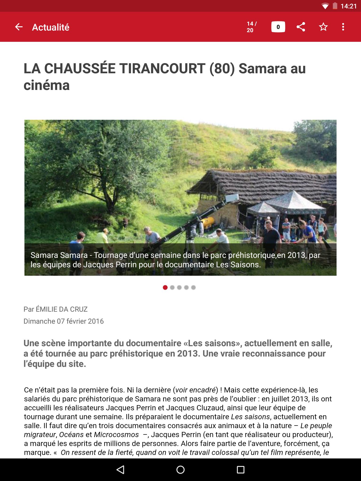 Courrier Picard pour Tablette