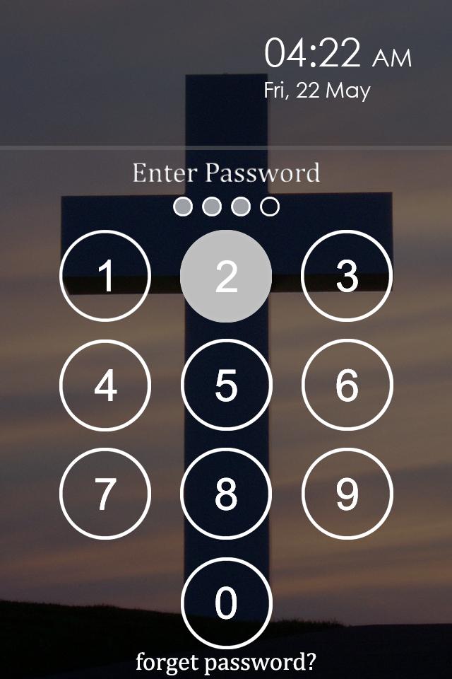 Jesus Christ Lock Screen