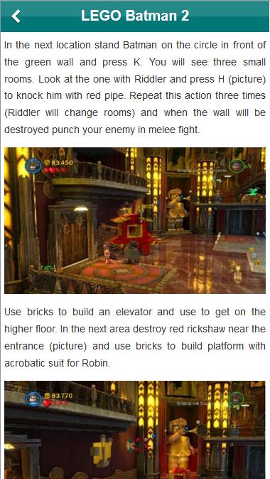 Guide for Lego Batman 2 DC