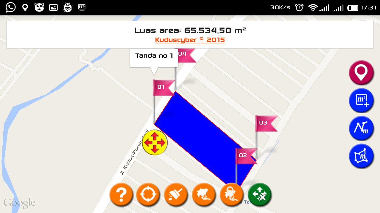 Aplikasi Penghitung Luas Tanah