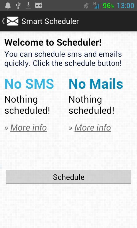 Email and SMS Scheduler