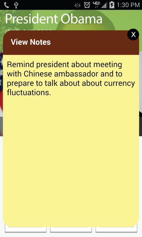 Contact Notes - Caller Brief