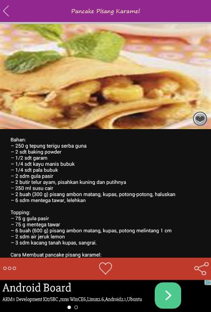 Resep Pancake