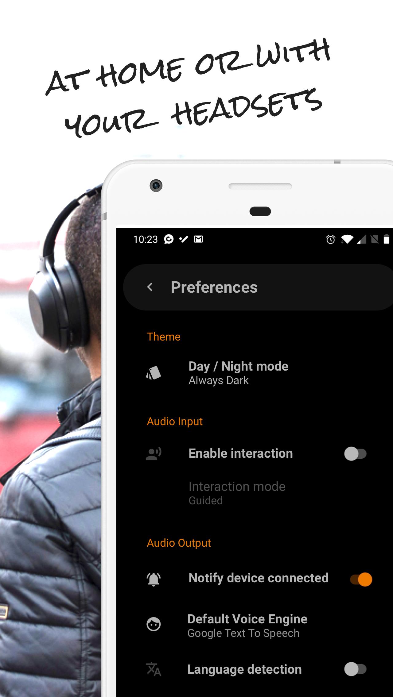 Chatty. Hands-free Messages an