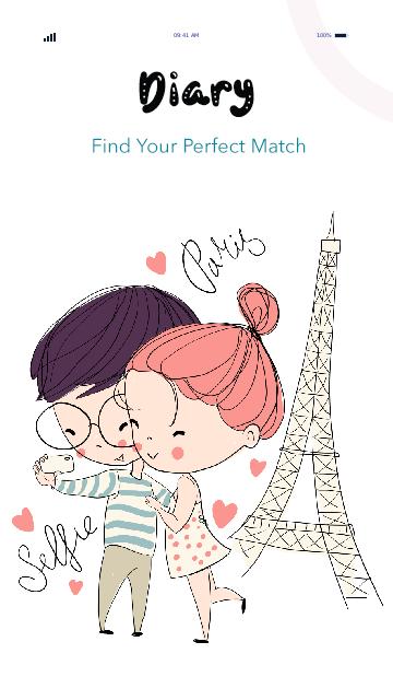 Diary with a fingerprint lock