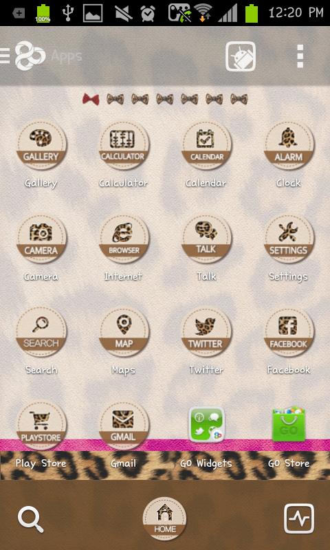 Leopard go locker theme