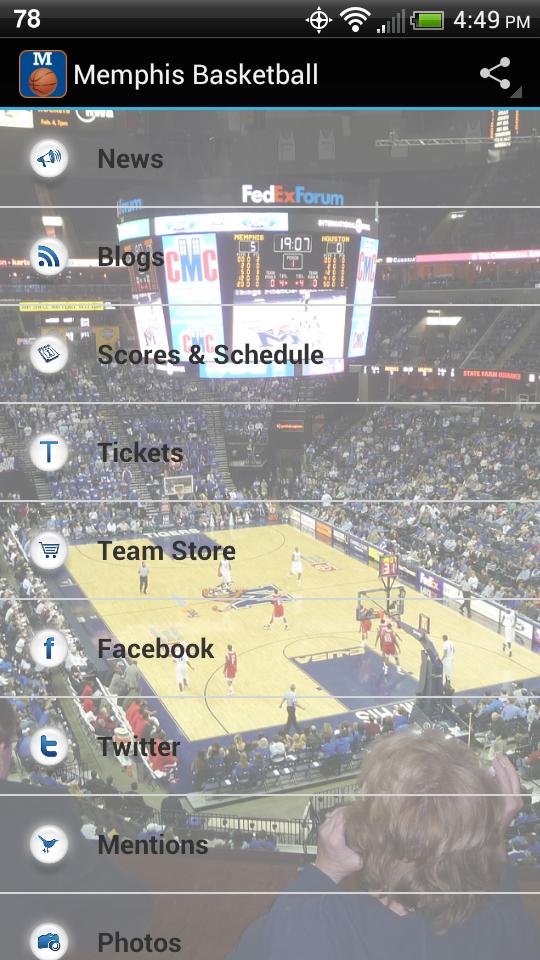 University Memphis Basketball