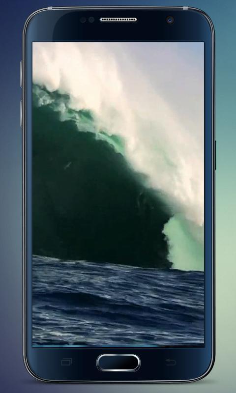 Surfing Wave Live Wallpaper