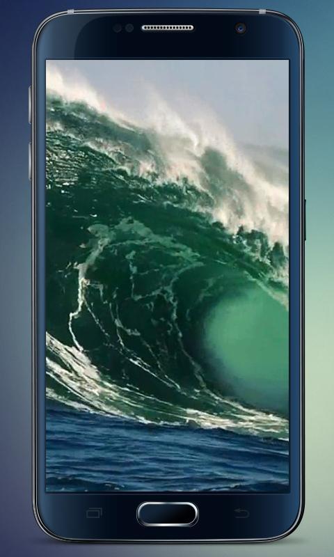 Surfing Wave Live Wallpaper