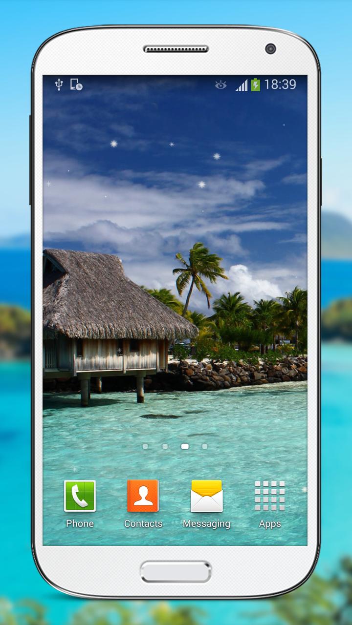 Blue Lagoon Live Wallpaper