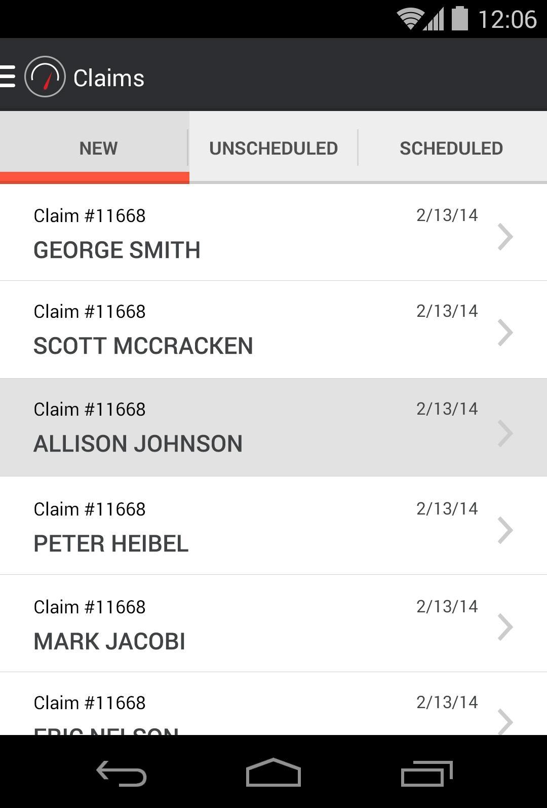 Dash - Technician Claims