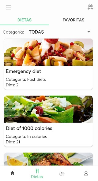 Diets for losing weight