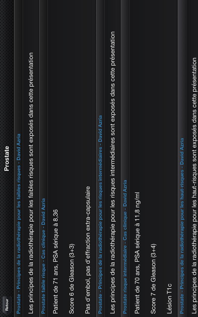 Siriade ORL, Neuro et Sarcome