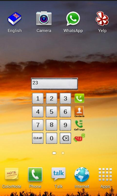 Speed Dial Widget