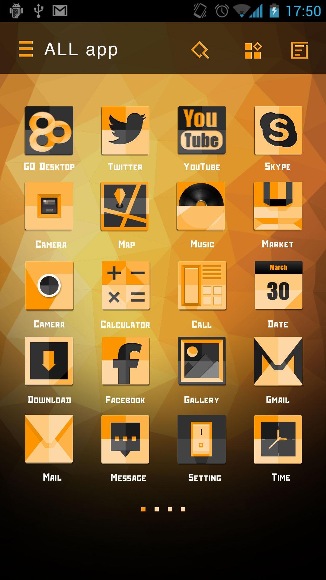 KIKURO GO Launcher Themeh