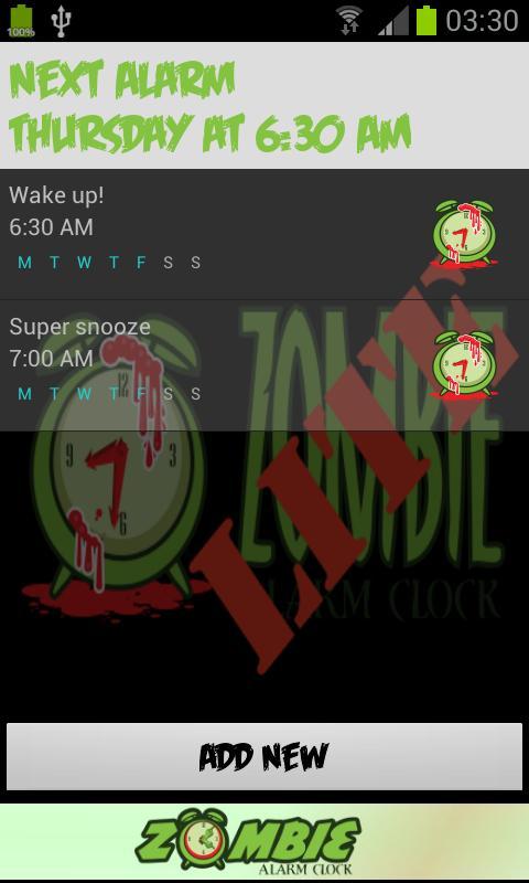 Zombie Alarm Clock LITE