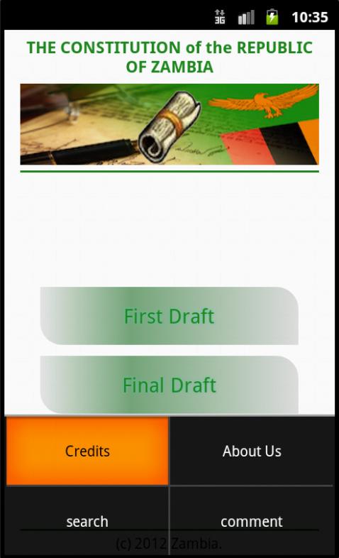 Zambian Draft Constitution