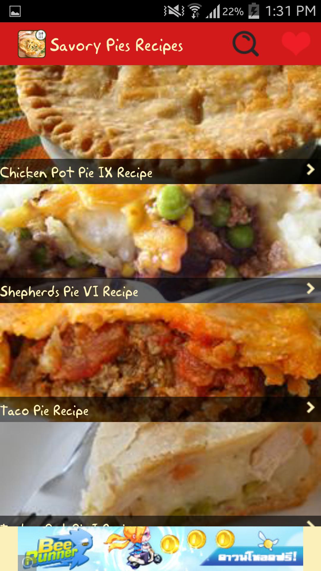 Savory Pies Recipes