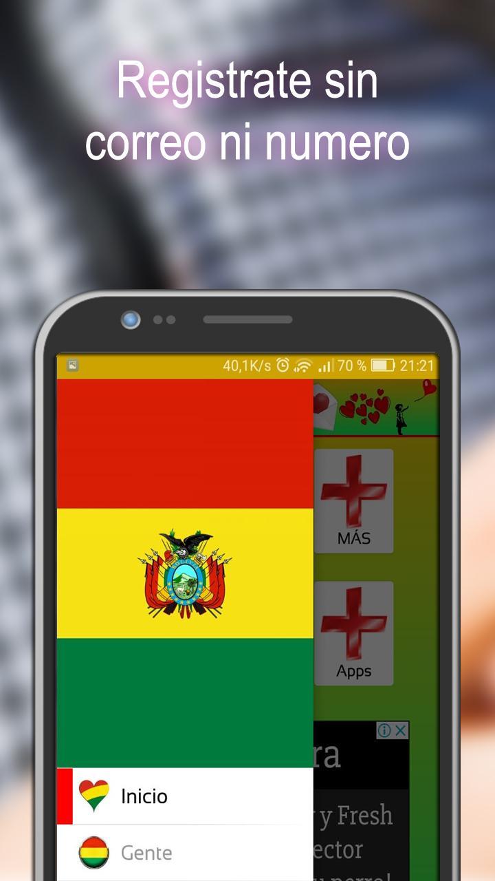 Bolivia Chat, amor, amistad y citas.