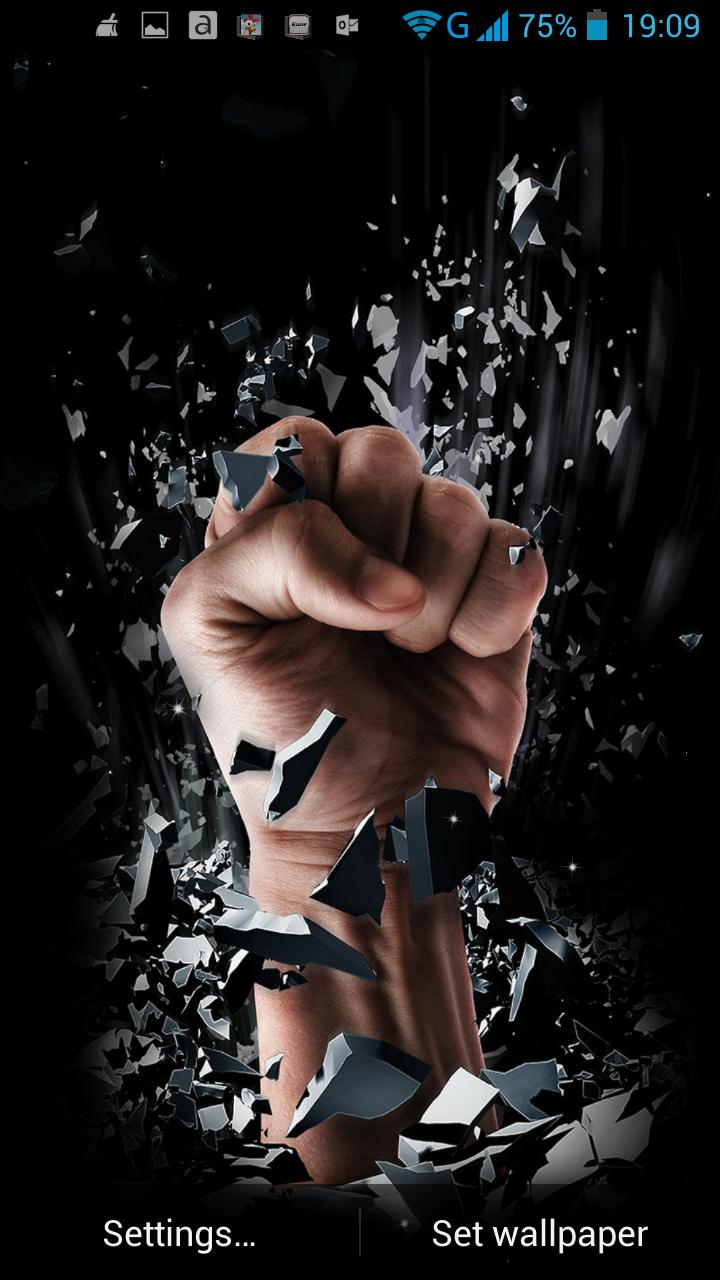 Broken Screen Live Wallpaper