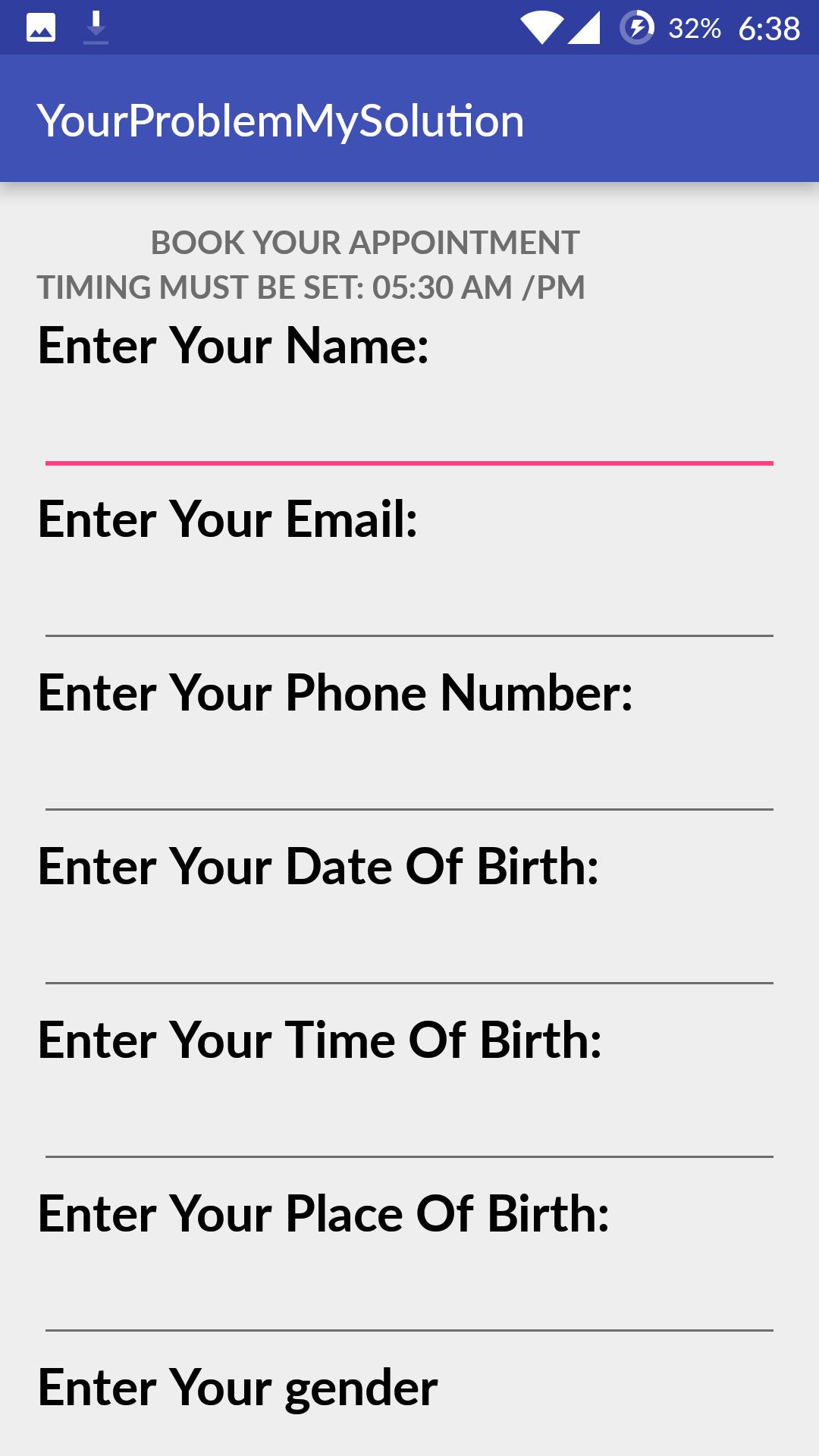 Your Problem My Solution