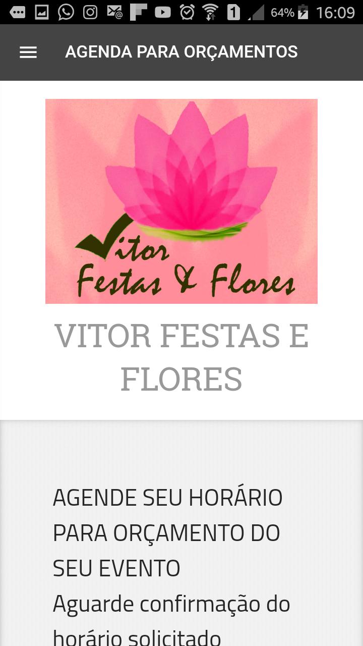 VITOR FESTAS E FLORES